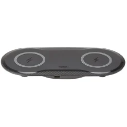 Chargeur sans fil double noir*Gifi Best