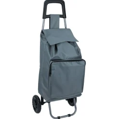 Gifi Chariot de course avec poche fraîcheur et 6 roues - 35xH.95cm