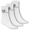 Discount Gifi Chaussette de sport Sergio Tacchini coton blanc x3