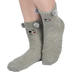 Outlet Gifi Chaussette doudou suspension cadeau ours