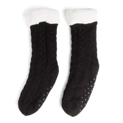 Clearance Gifi Chaussettes d'intérieur doublées peluche rose TU