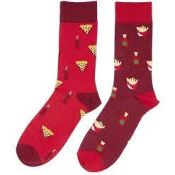 Best Gifi Chaussettes dépareillées motif pizza/frites - T41/45