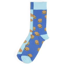 Online Gifi Chaussettes dépareillées motif burger/hot dog - T41/45