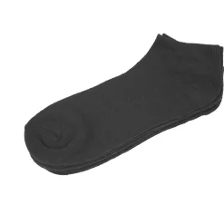 Outlet Gifi Chaussette sneakers coton noir x3