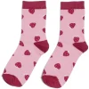 Best Gifi Chaussettes originales motif fraise rose - T36/40