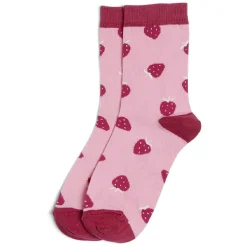 Best Gifi Chaussettes originales motif fraise rose - T36/40