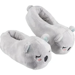 Sale Gifi Chaussons adulte design panda gris
