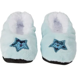 New Gifi Chaussons ballerines enfant étoile bleu