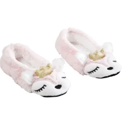 Best Gifi Chaussons ballerines Femme design tête de princesse - T36 à 41