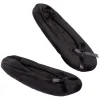 Hot Gifi Chaussons ballerines fourrés femme uni noir