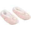 Clearance Gifi Chaussons ballerines polyester rose - T36 à 41