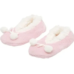 Outlet Gifi Chaussons ballerinesuni avec pompons T28/36