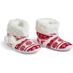 Gifi Chaussons bottes de Noël rouge et blanc 38/39
