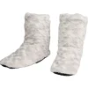 Outlet Gifi Chaussons bottes Femme fourrés polyester uni gris - T36 à 41