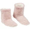 New Gifi Chaussons bottes Femme uni rose rayé gris T36/41