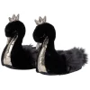 Sale Gifi Chaussons forme Cygne noir doré T36 à 41