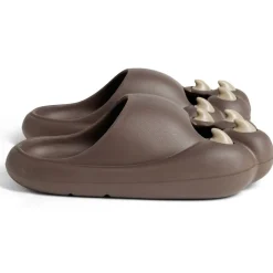 Sale Gifi Chaussons griffe caoutchouc marron 38/39