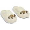 Hot Gifi Chaussons griffe caoutchouc beige 40/41