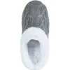 Online Gifi Chaussons gris mémoire de forme femme