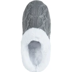 Online Gifi Chaussons gris mémoire de forme femme