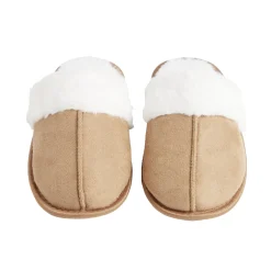 Gifi Chaussons mules femme marron fourrées T36/37