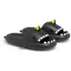 Clearance Gifi Chaussons requin dragon caoutchouc gris 40/41