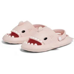Sale Gifi Chaussons requin enfant caoutchouc gris et rose 34/35