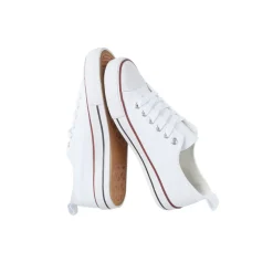Outlet Gifi Chaussures toiles femme T36 à 40 blanches