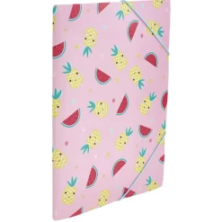 Chemise cartonnée avec double élastique motif fruit*Gifi Best