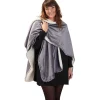 Outlet Gifi Châle bi matière beige