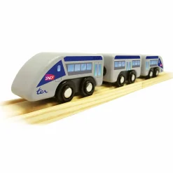 Gifi Jeux D'Imagination Et D'Imitation<Circuit de train en bois avec accessoires