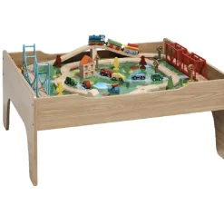 Gifi Jeux D'Imagination Et D'Imitation<Circuit de train sur table en bois