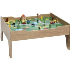 Gifi Jeux D'Imagination Et D'Imitation<Circuit de train sur table en bois