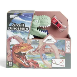 Outlet Gifi Circuit dinosaure 360° boucle de looping 15 pièces