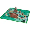 Outlet Gifi Circuit train Dinosaure en bois avec tapis