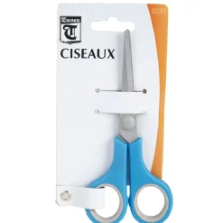 Ciseau droitier plastique bleu*Gifi