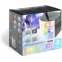 Éclairage disco portable I Dance 6 leds couleurs*Gifi