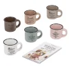 Gifi Coffret Chantilly guimauve et chocolat avec livre de recette et 6 mugs