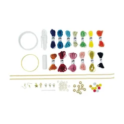 Gifi Coffret création Be Teens coton bracelet boucle d'oreilles