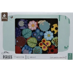 Gifi Jeux D'Imagination Et D'Imitation<Coffret grosses perles d'éveil en bois animaux et forêt