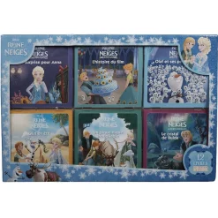 Gifi Coffret La Reine Des Neiges coloriage x6 et livre x6