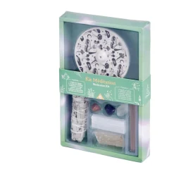Gifi Coffret méditation kit encens/sauge/sélénite
