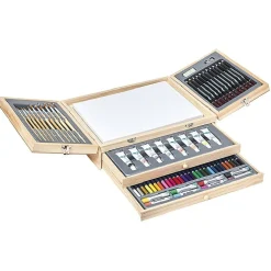 Gifi Coffret à peinture en bois 83 pièces