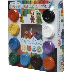 Coffret pâte à modeler avec 12 moules multicolores*Gifi New