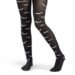 Clearance Gifi Collant Halloween adulte phosphorescent motif chauve-souris T.unique