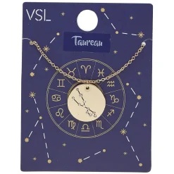 Best Gifi Collier astrologique signe Taureau