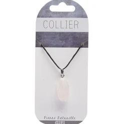 Discount Gifi Collier avec pendentif en pierre naturelle