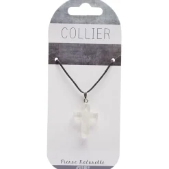 Discount Gifi Collier avec pendentif en pierre naturelle