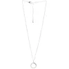 New Gifi Collier chaîne avec pendentif à strass gris