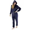 Hot Gifi Combinaison pyjama Chat bleu et doré Taille M